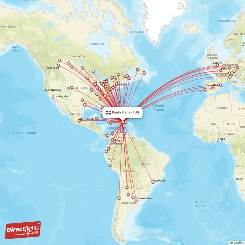 Direct flights to Punta Cana