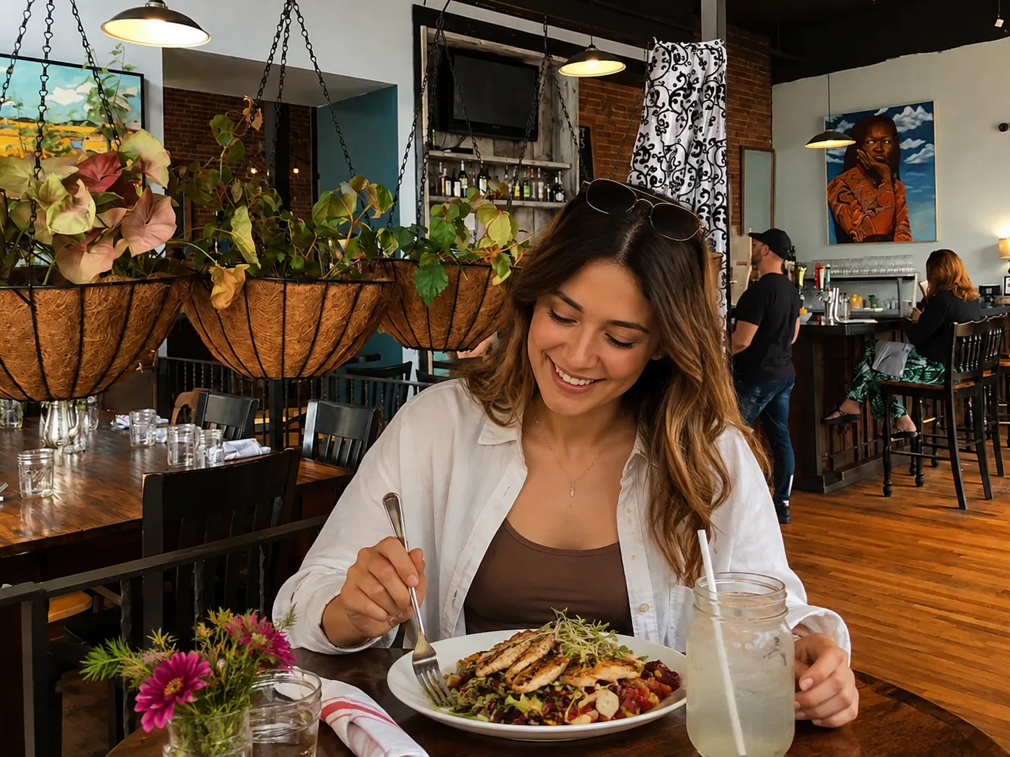 The Farmhouse offers a menu focused on local ingredients and seasonal cooking