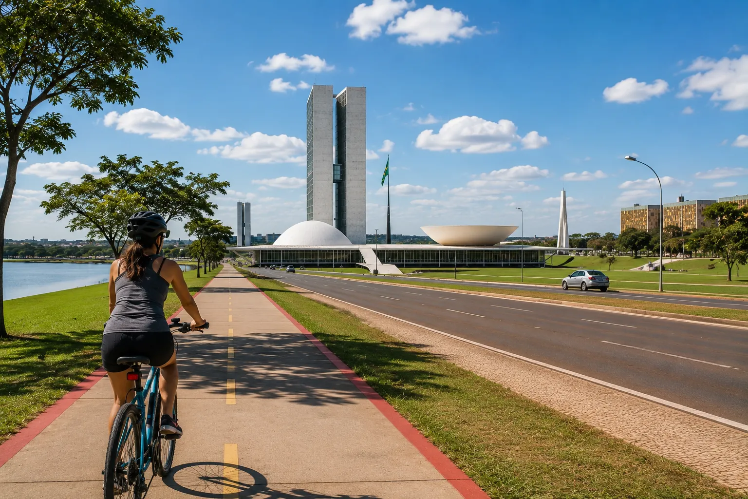 A bicycle tour offers a different way to discover Brasília’s modernist architecture, parks, and expansive public spaces