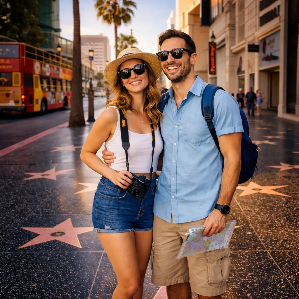 Top ten must visit attractions in Los Angeles.