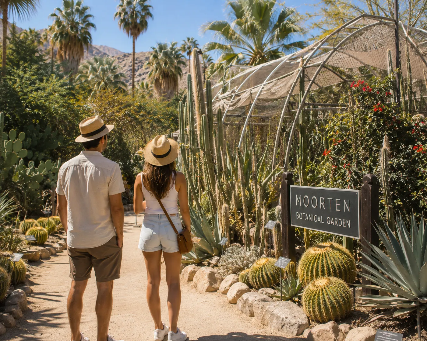 The family-owned garden has welcomed visitors since 1938 and features thousands of cactus and succulent species from different parts of the world