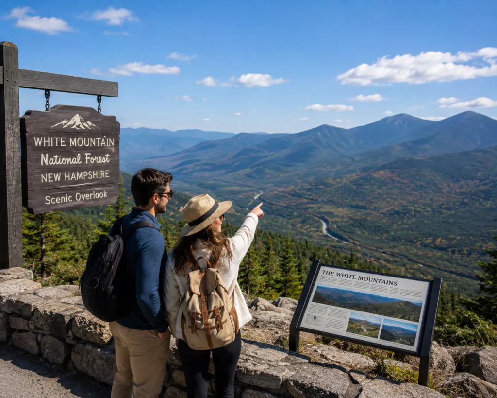 The White Mountains in New Hampshire