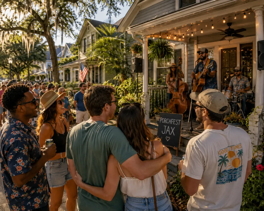 The PorchFest alternative music.